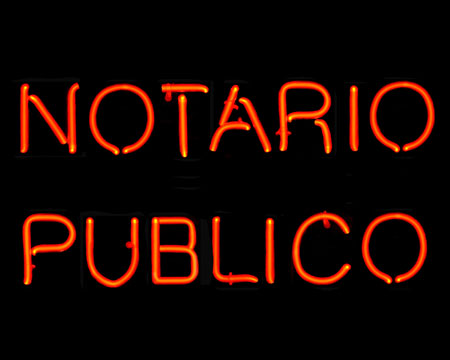 'Notario Publico' and Notary fraud